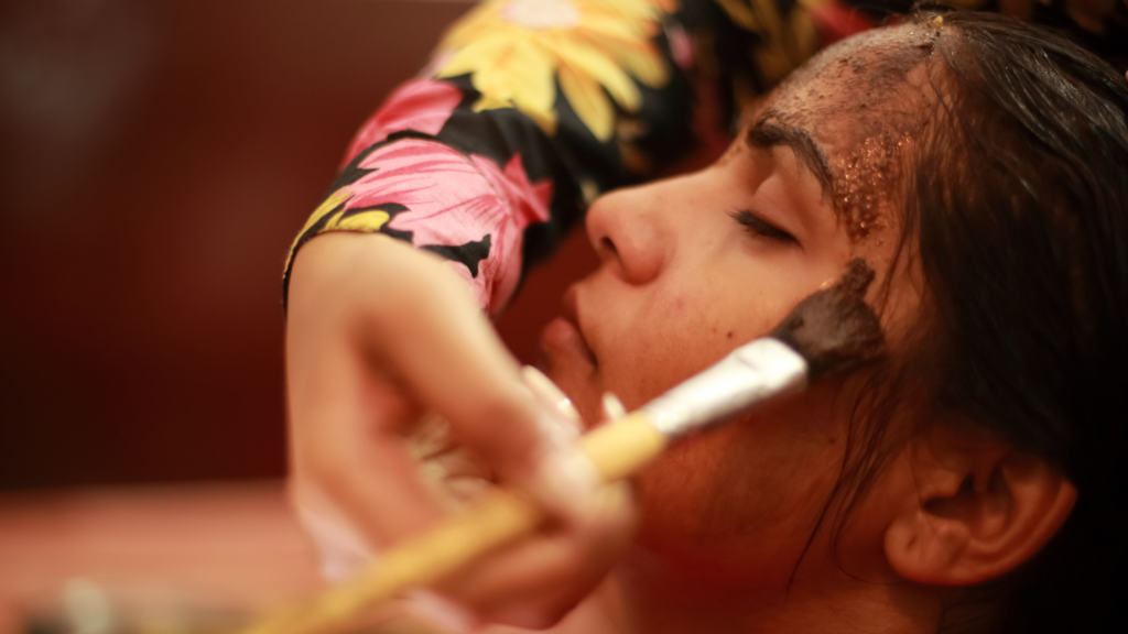 Skincare packs and treatments at an Ayurvedic Wellness Retreat